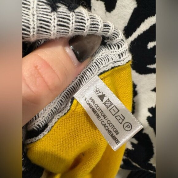 LISA TODD- Cotton & Cashmere Blend Sweater - Picture 4 of 5